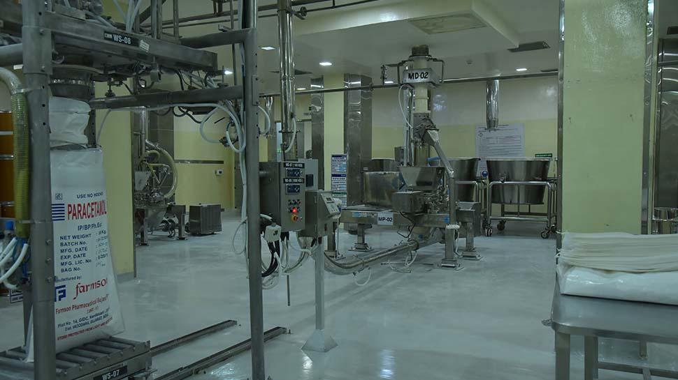 Farmson manufacturing facilities for API Paracetamol