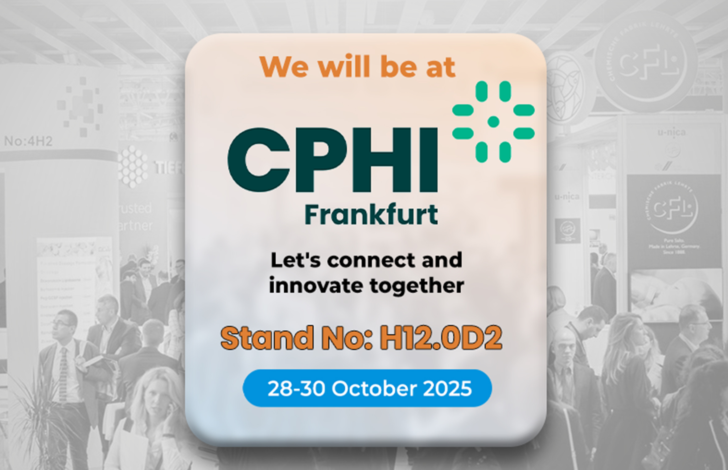 Farmson Basic Drugs at CPHI Frankfurt 2025 - Connecting, Collaborating, and Innovating