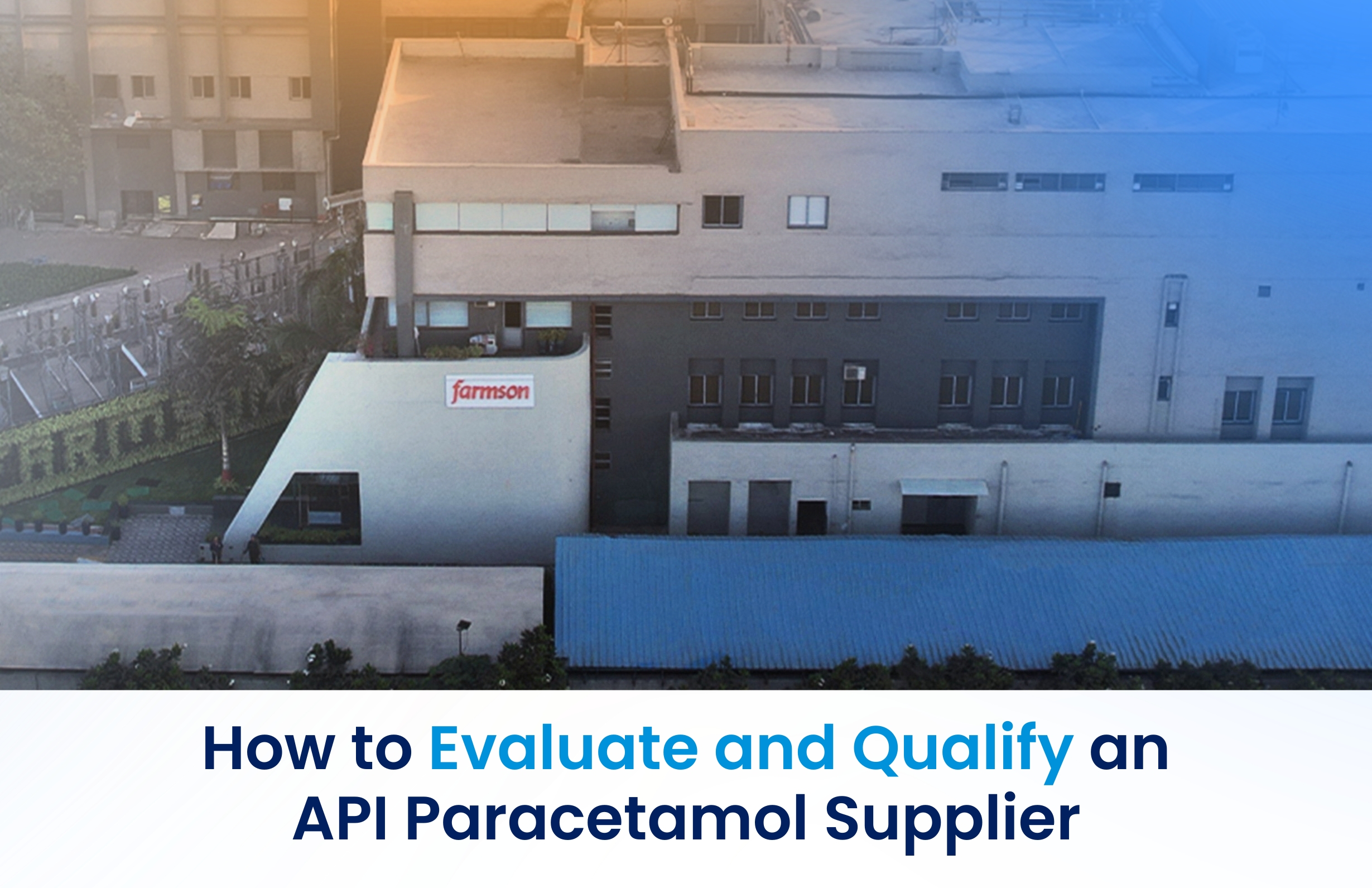How to Evaluate and Qualify an API Paracetamol Supplier - A Procurement Checklist